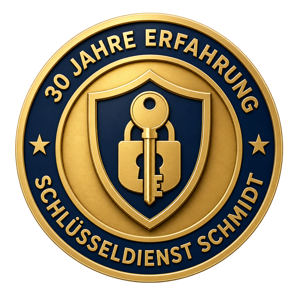 Gütesiegel: 30 Jahre Erfahrung – Schlüsseldienst Schmidt